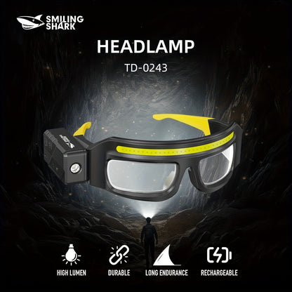 Smiling Shark Rechargeable LED Headlamp