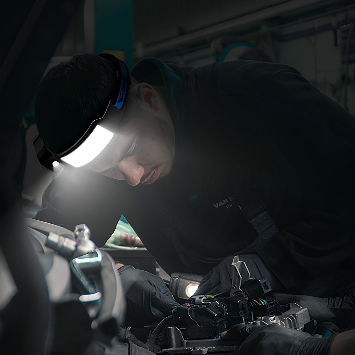 Smiling Shark LED Sensor Headlamp