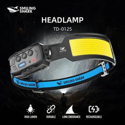 Smiling Shark LED Sensor Headlamp